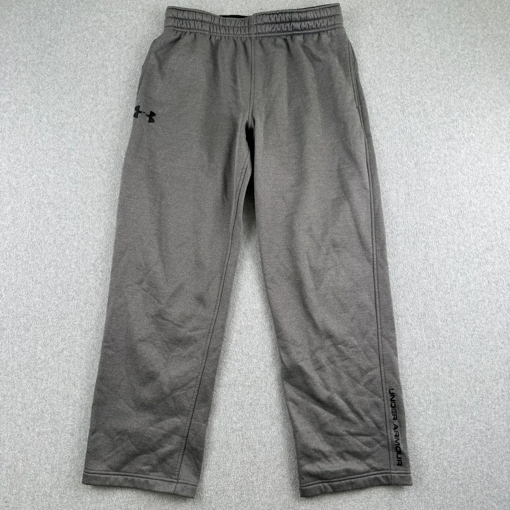 Under Armour Sweatpants Mens Large Gray Loose Fleece Joggers Athletic